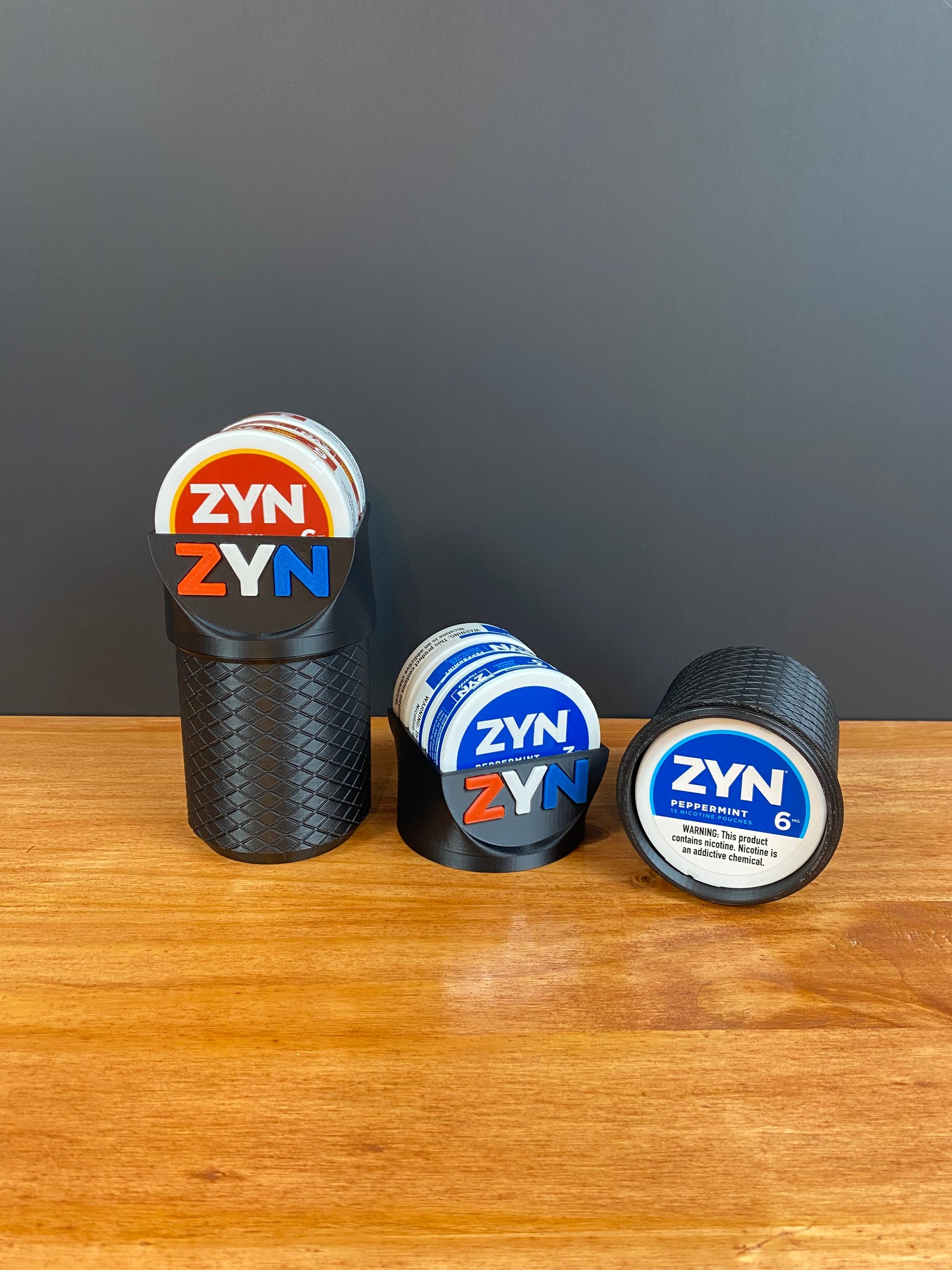 Cru-ZYN Cup Holder / (V2) Screw Lid With 7 Can Capacity