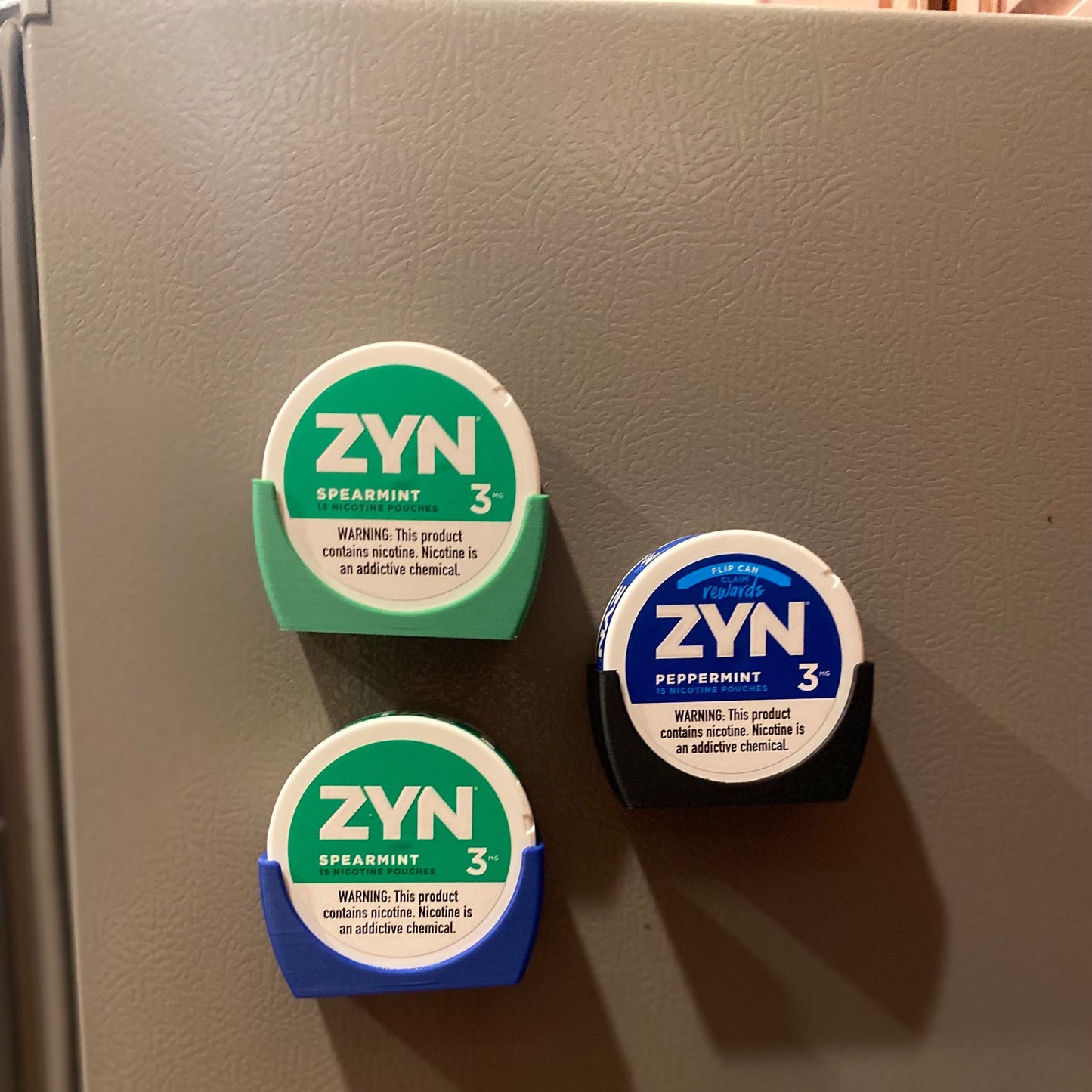 Magnetized ZYN Can Holder - Store your ZYN can anywhere!