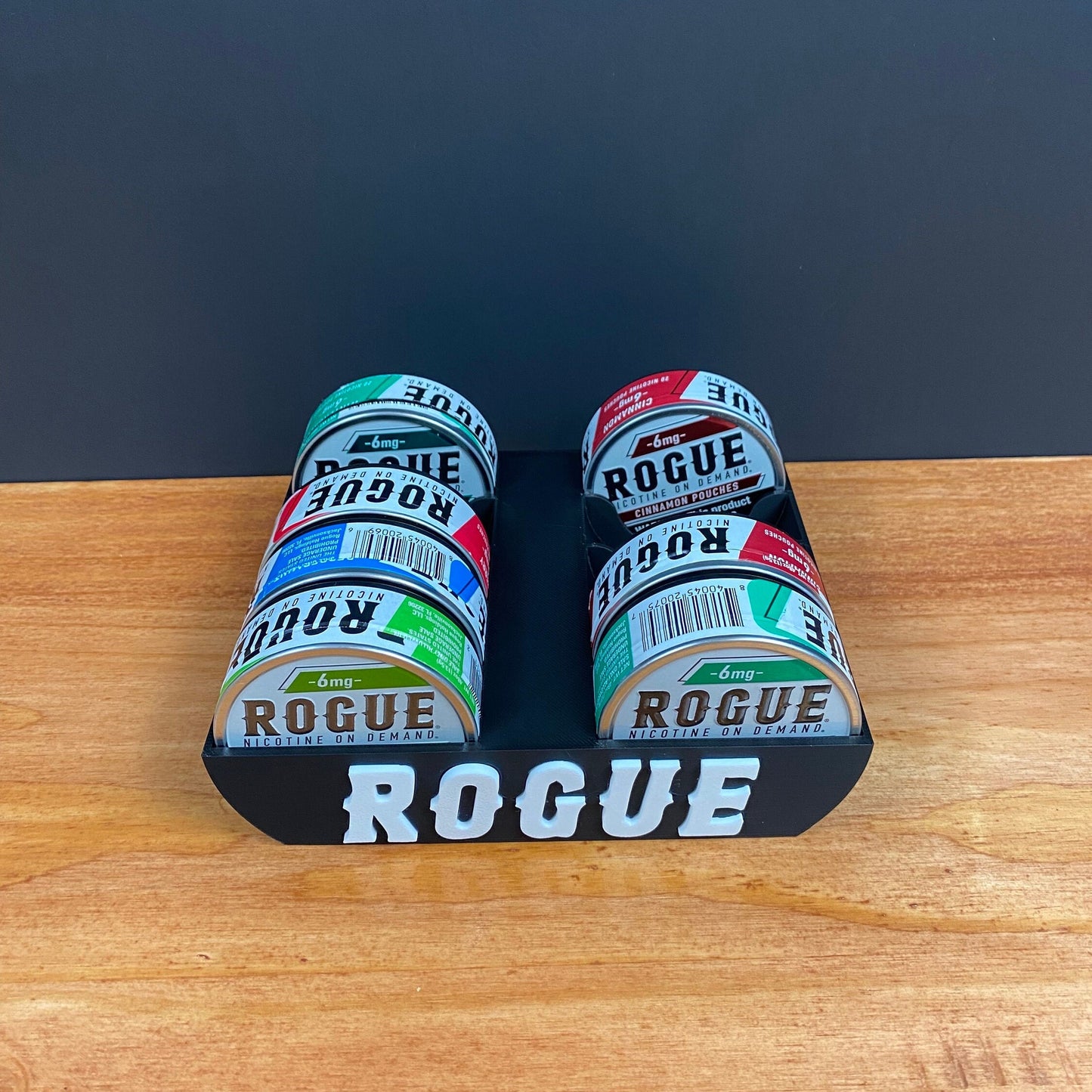 Rogue Caddy - The perfect organizer for your Rogue Nicotine Pouches (Holds 6 or 10 Cans)