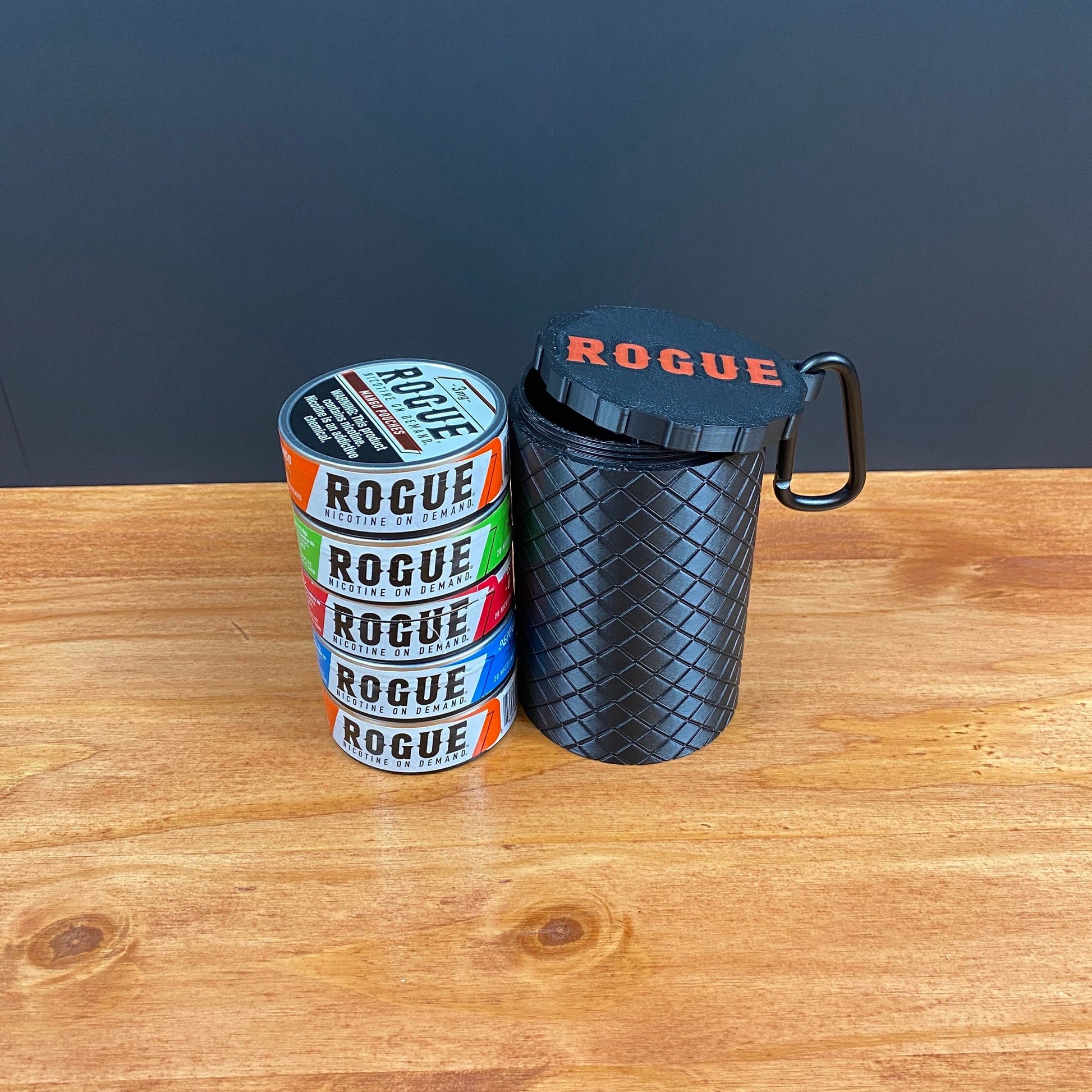 Rogue Can Travel Tube - Holds 5 Cans - Carabiner Lid Included