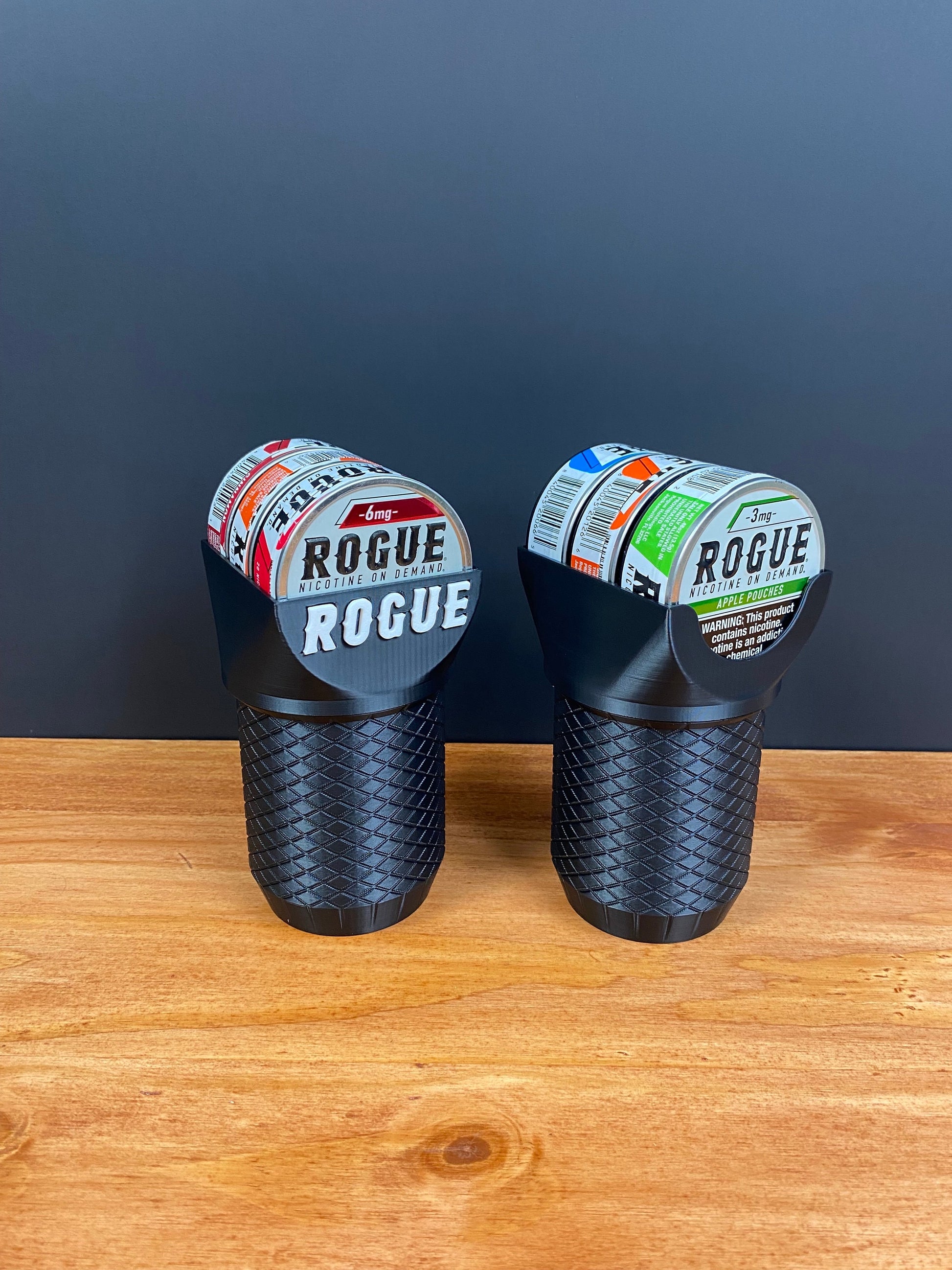 Rogue-Rider (V2) Screw Lid Cup Holder / Holds 3 cans on top, and 3 in body