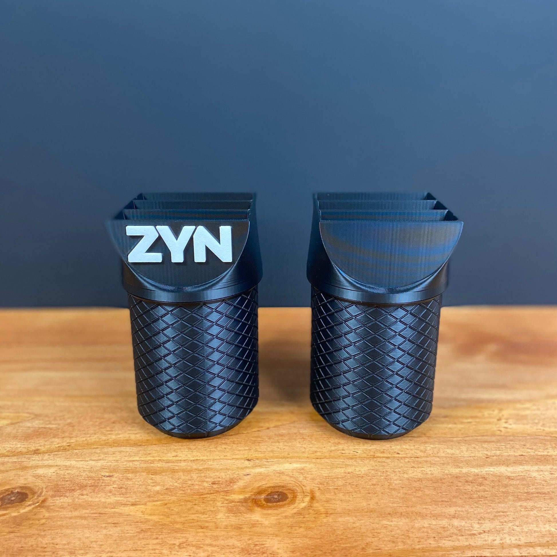 Cru-ZYN Cup Holder - (V2) Screw Lid Cup Holder - Holds 4 cans in base and 3 on top