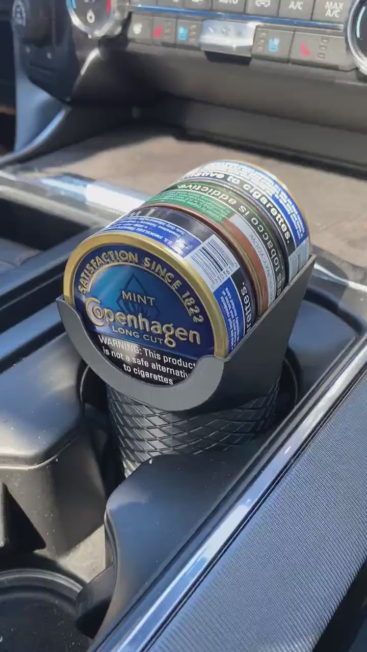 CUP-enhagen - Copenhagen can car cup holder - Fits 3 Copenhagen cans